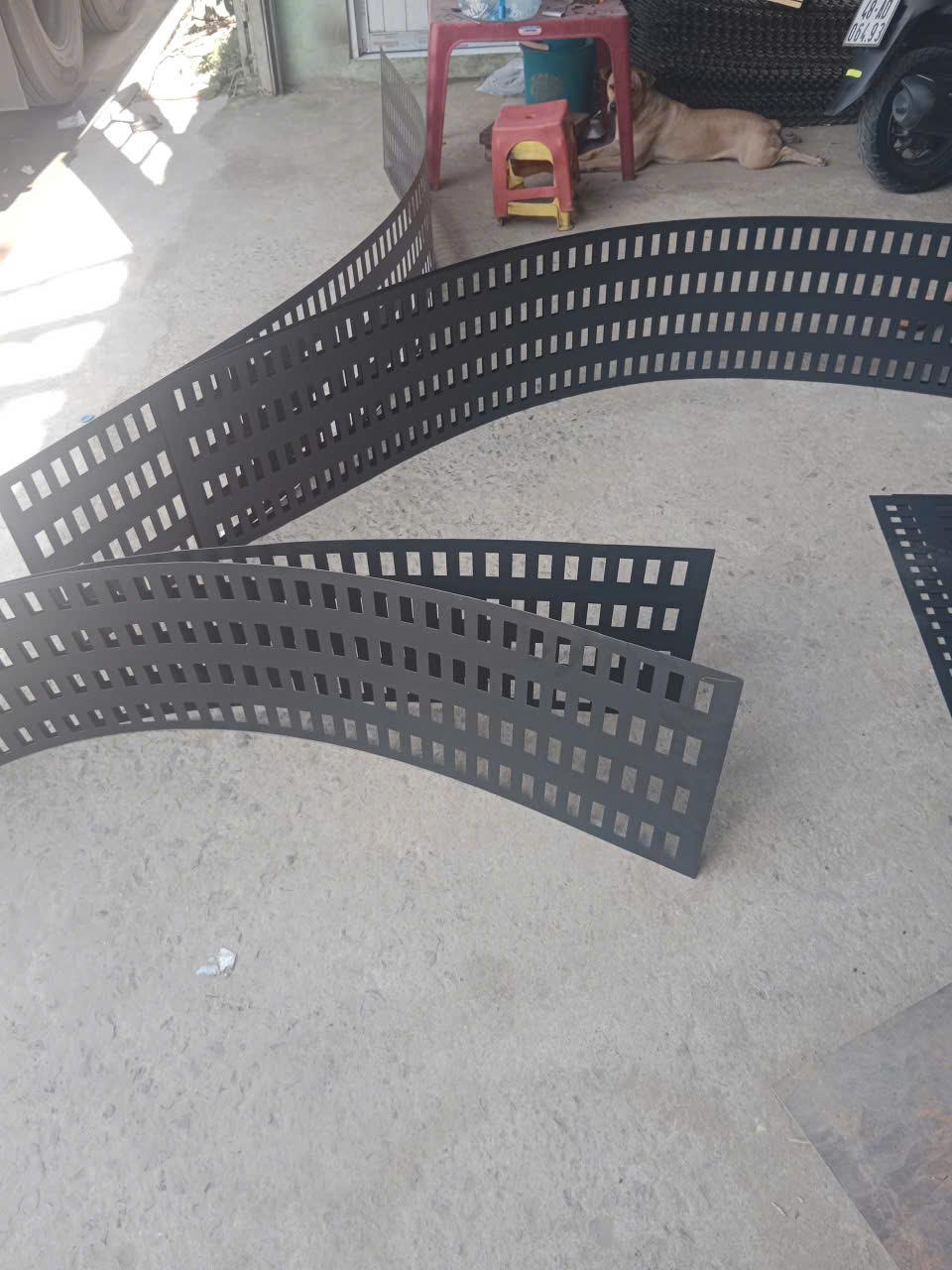 Tấm CNC Treo Gạch Men Cho Đại Lý Gạch – Trưng Bày Số Lượng Lớn